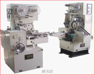 Cubic candy wrapping machine 2