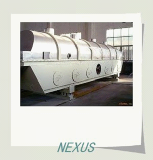 Horizontal fluidized bed drier